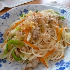 簡単☆和風焼きうどん